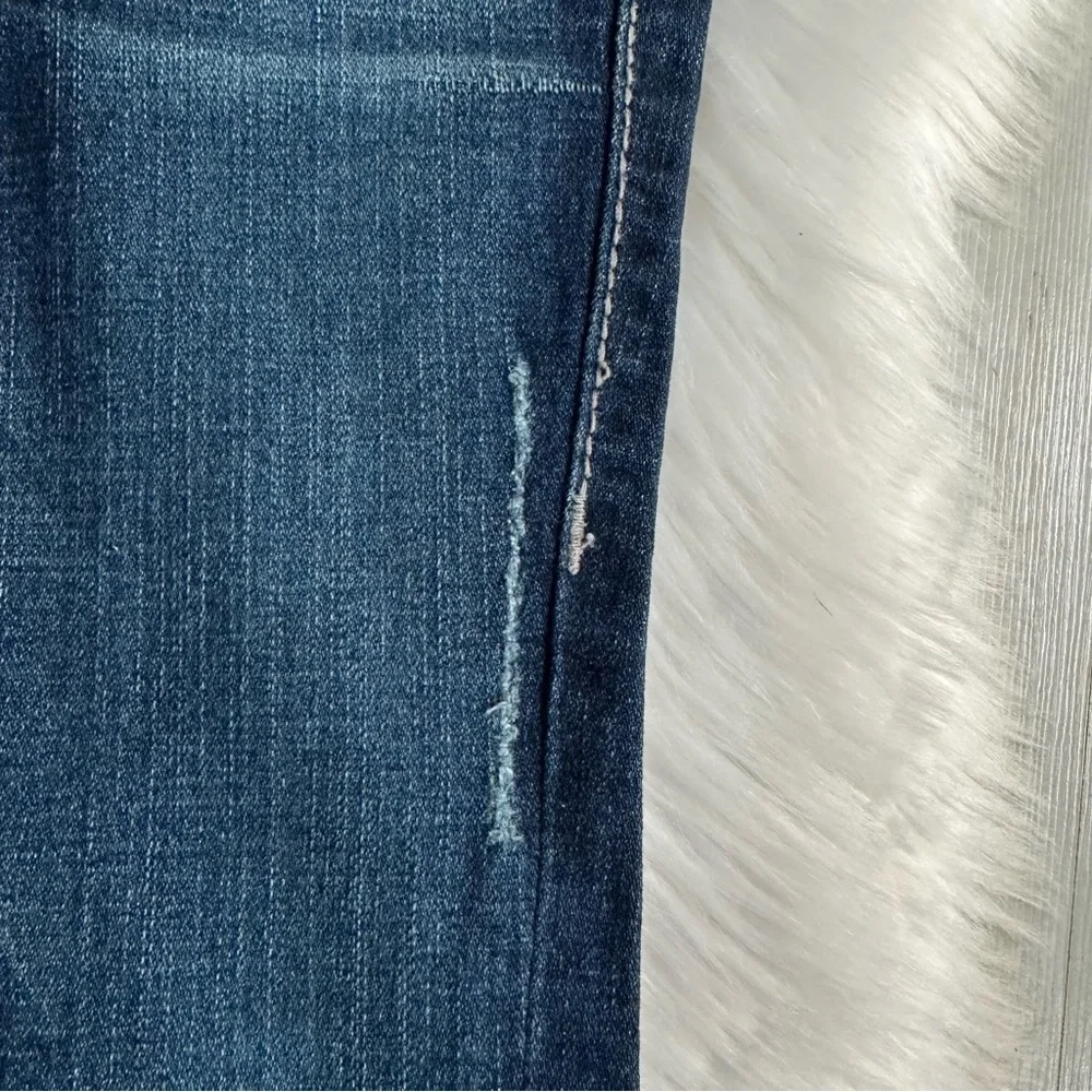 NWT True Religion Swarovski Crystals Flare Leg Jeans Made in USA, 29